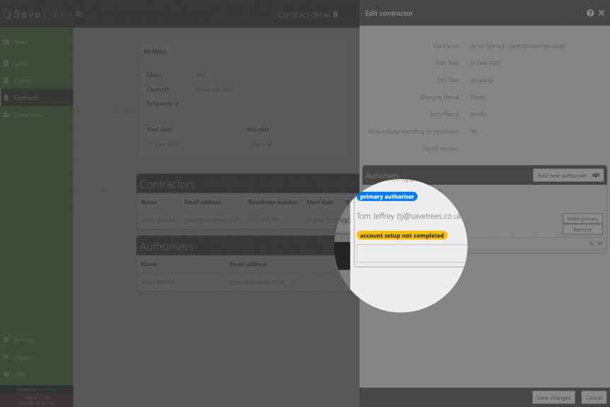 account setup not complete screenshot