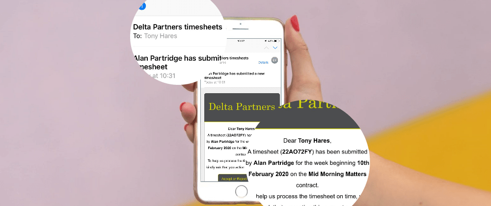 Branded email notifications