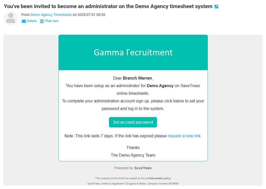 How to make a user an agency administrator